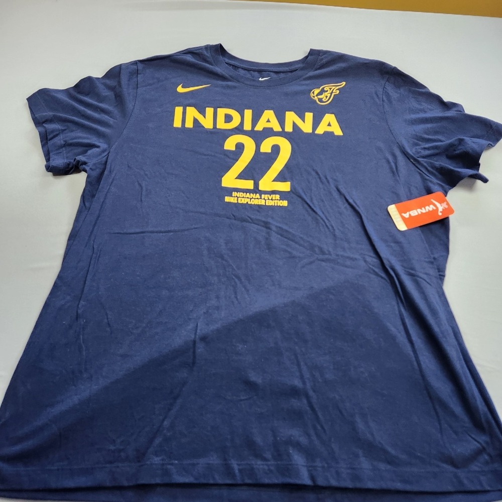 Nike Explorer Edition T-Shirt Women's XXL Blue Caitlin Clark Indiana Fever #22